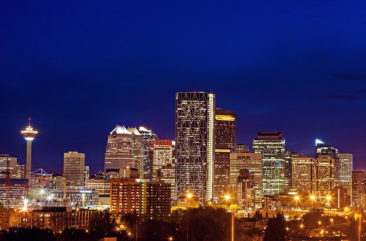 Calgary de noche