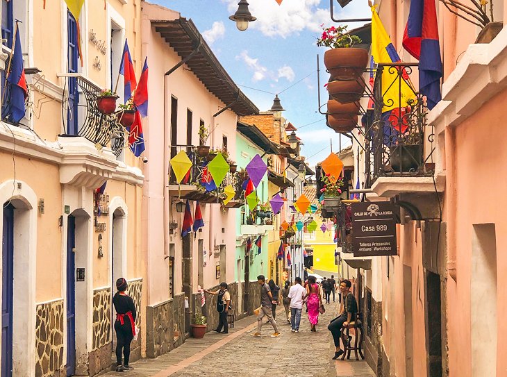 La Ronda, una de las calles coloniales más antiguas de Quito