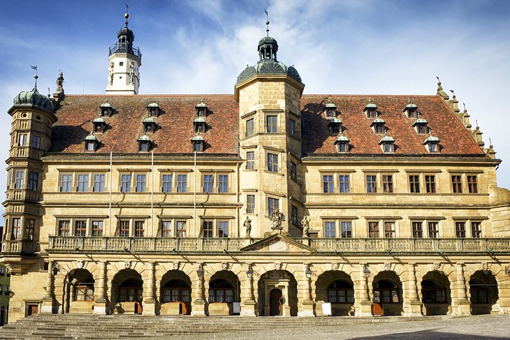 El casco antiguo y el Rathaus (Ayuntamiento)