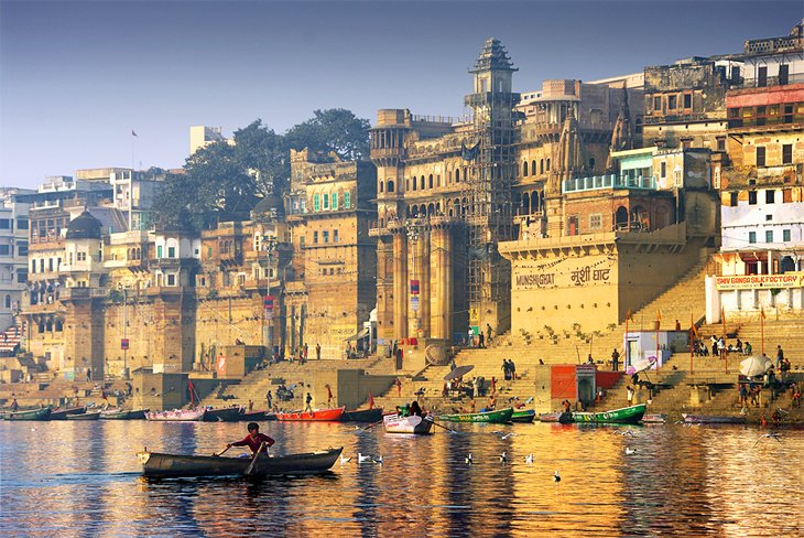 El río Ganges en Varanasi