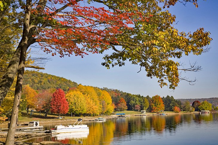 Colores de otoño en Deep Creek Lake