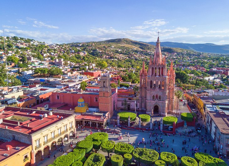 Vista aérea de San Miguel de Allende
