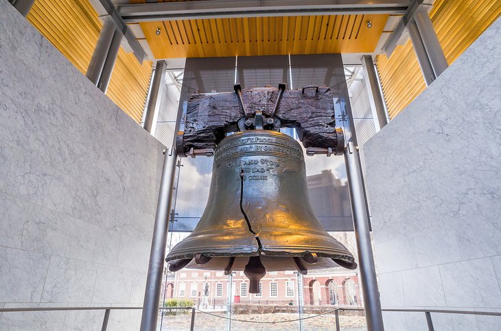 La campana de la libertad en Filadelfia