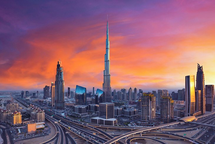 Burj Khalifa al atardecer