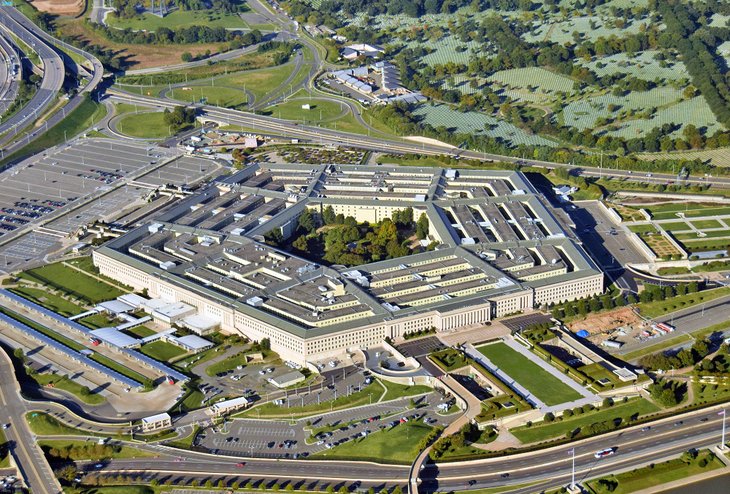 Vista aérea del Pentágono