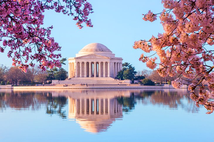 Jefferson Memorial en primavera
