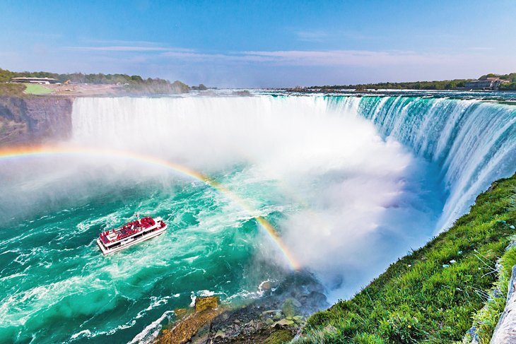 Arco iris sobre Horseshoe Falls, Niagara Falls