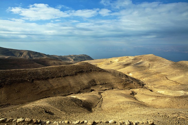 Vistas al Mar Muerto desde Mukawir