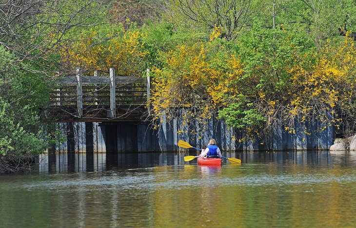 Kayak en el río Huron