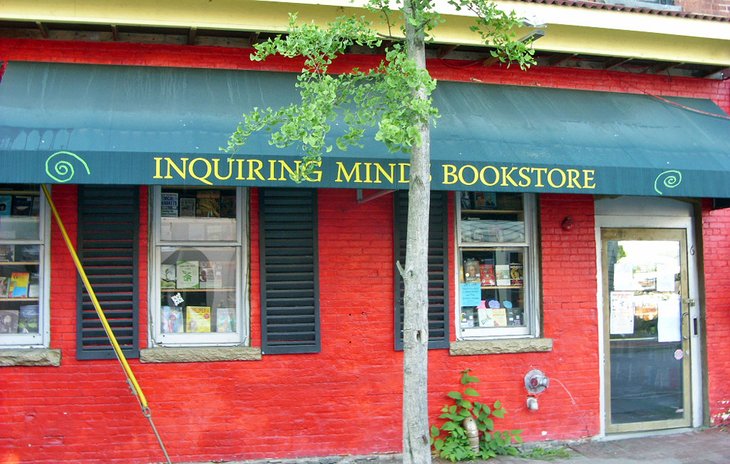 Librería en Main Street en New Paltz